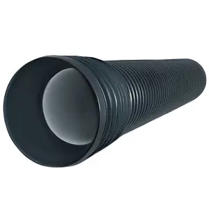 Труба с раструбной муфтой sn6 315/271 6м гофрированная 0